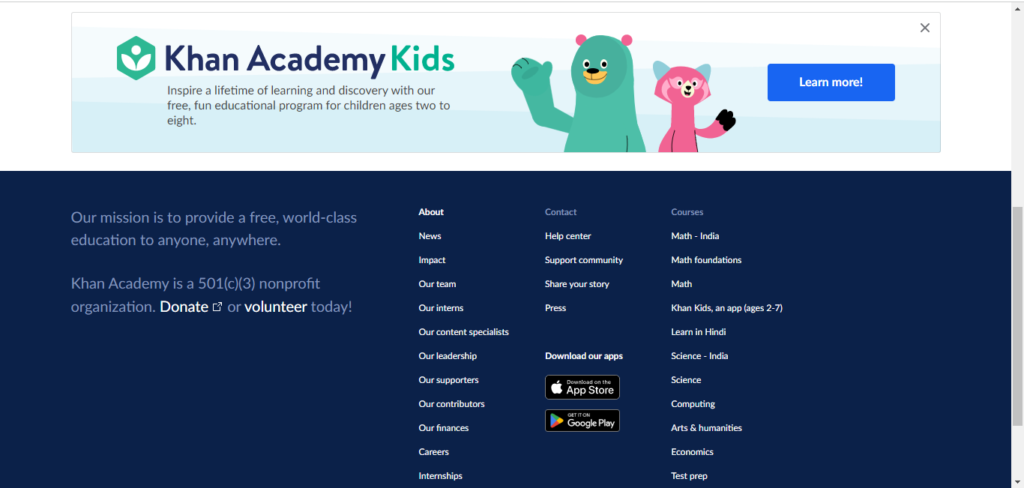 website for online learning